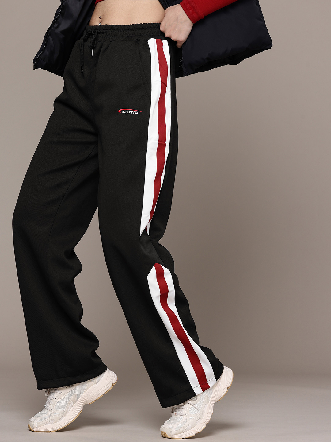 The Roadster Life Co. Women Side Striped Trousers