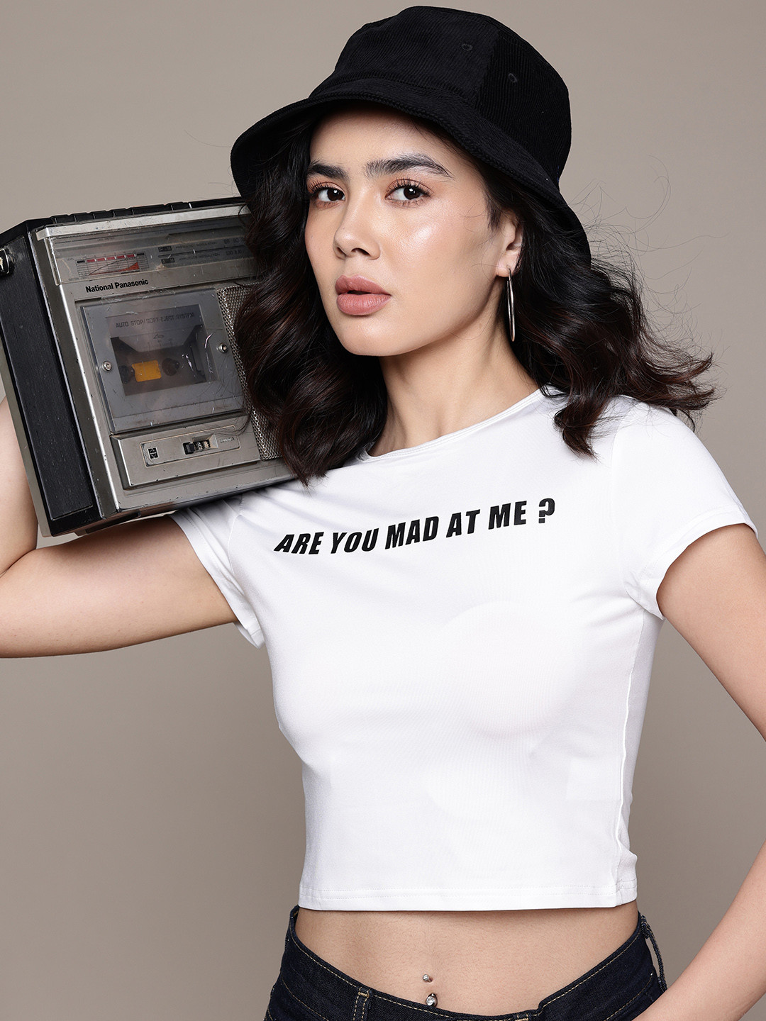 The Roadster Life Co. Printed Crop Top