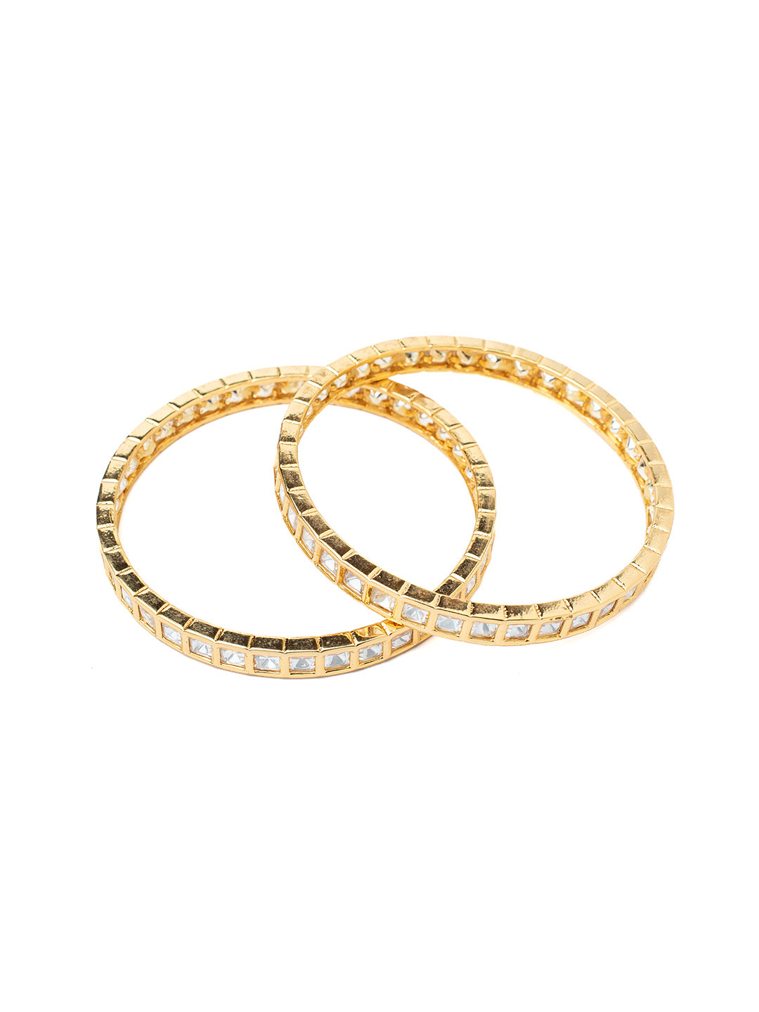 vivinia BY VIDHI MEHRA Women Gold Plated Pair of Bangles