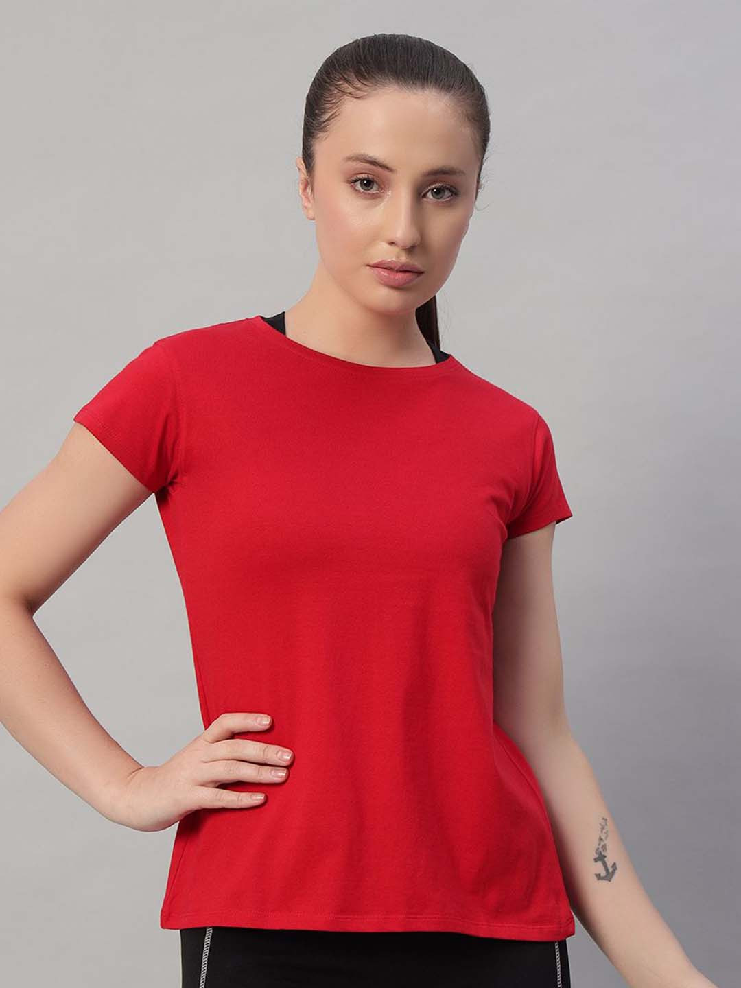 Ap'pulse Women Back Open Sports Tshirt