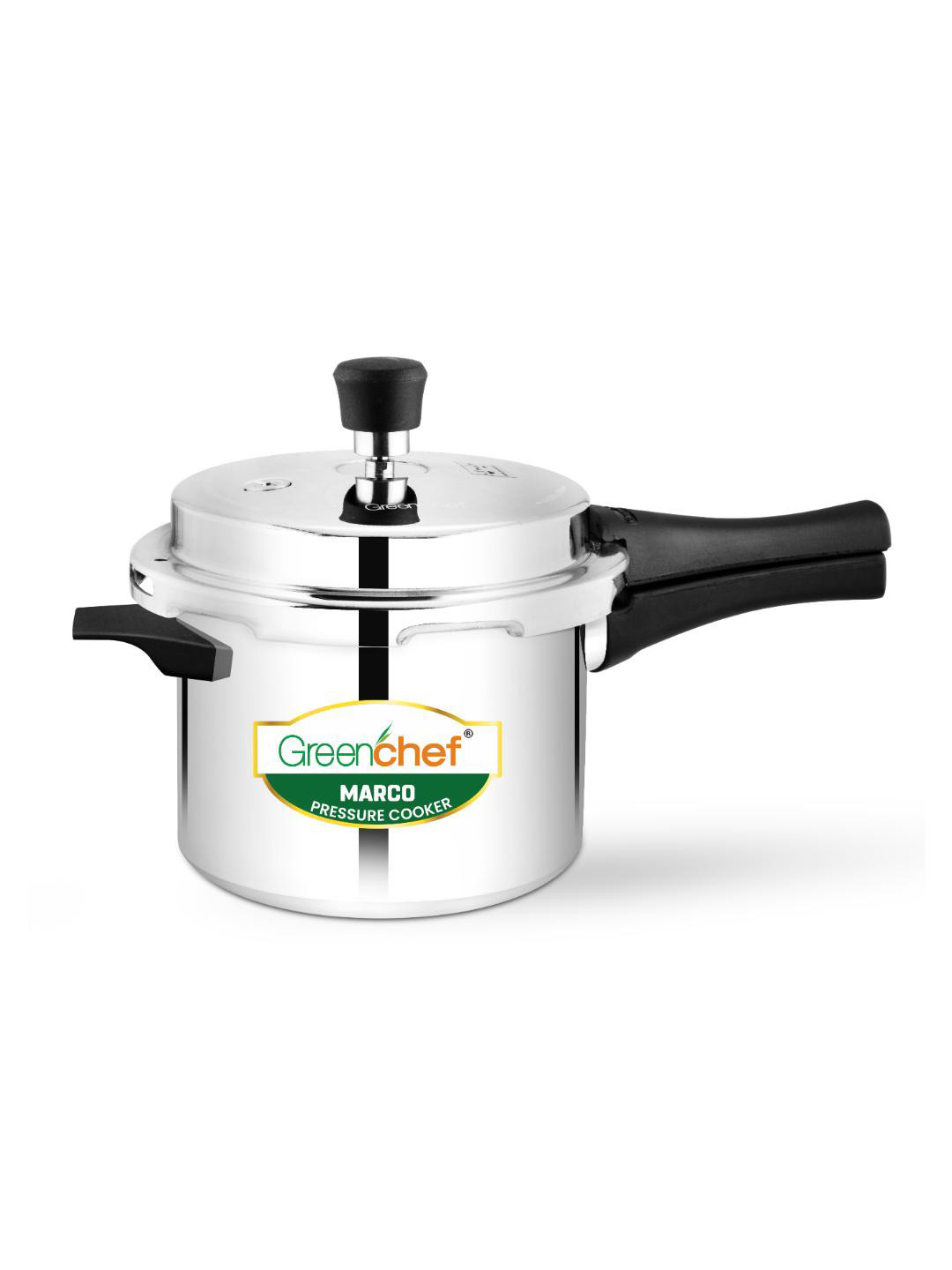 Greenchef Silver-Toned Aluminium Marco Dishwasher Safe Pressure Cooker 5L