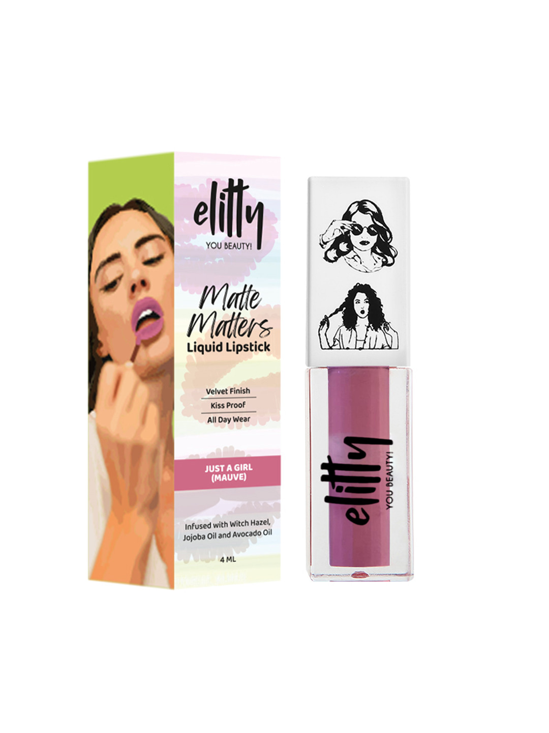 Elitty Matte Matters Transferproof Liquid Lipstick- Just A Girl- 4 ml