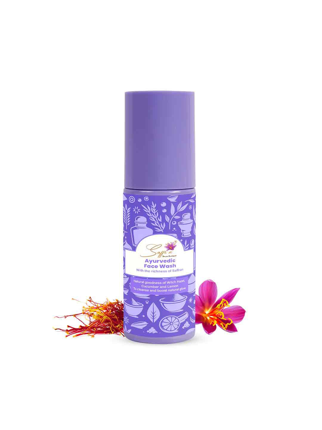 Saffr'n Ayurvedic Face Wash With Witch Hazel - 100 ml