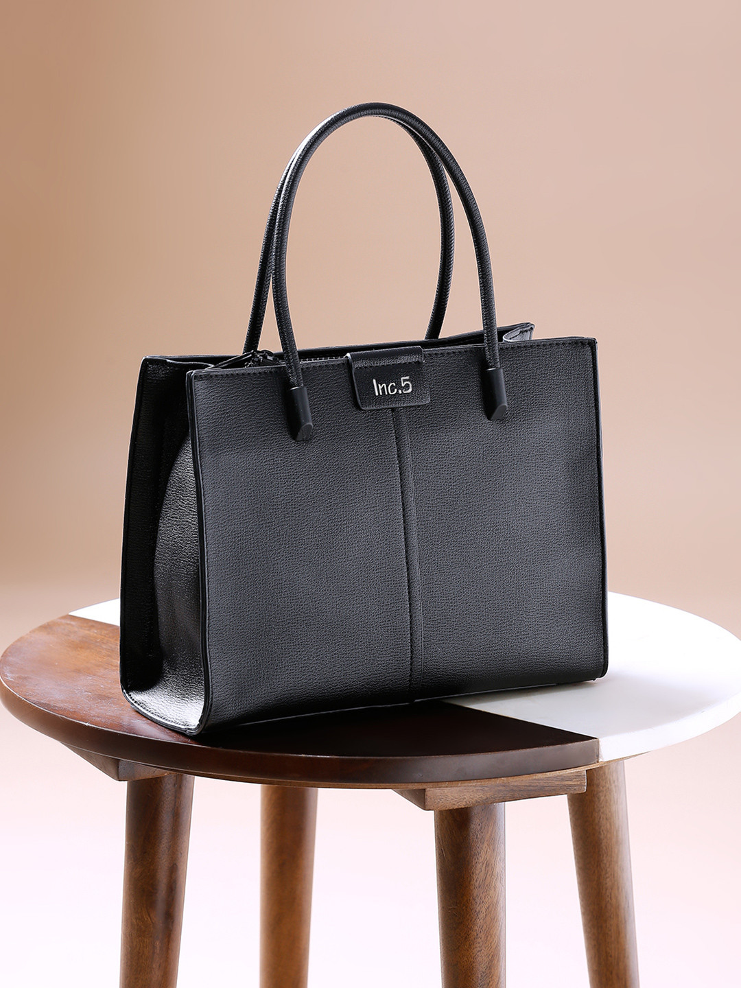 Inc 5 Structured Handheld Bag with Quilted