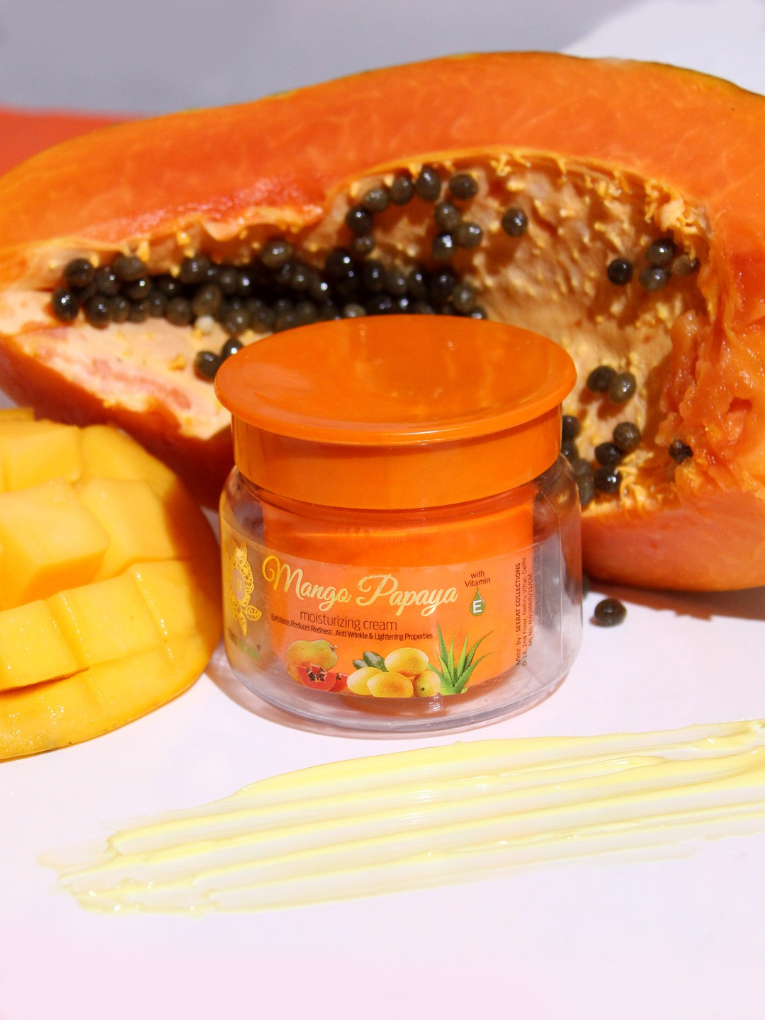 Thyherbs Mango Papaya Face Moisturizing Cream - 80g