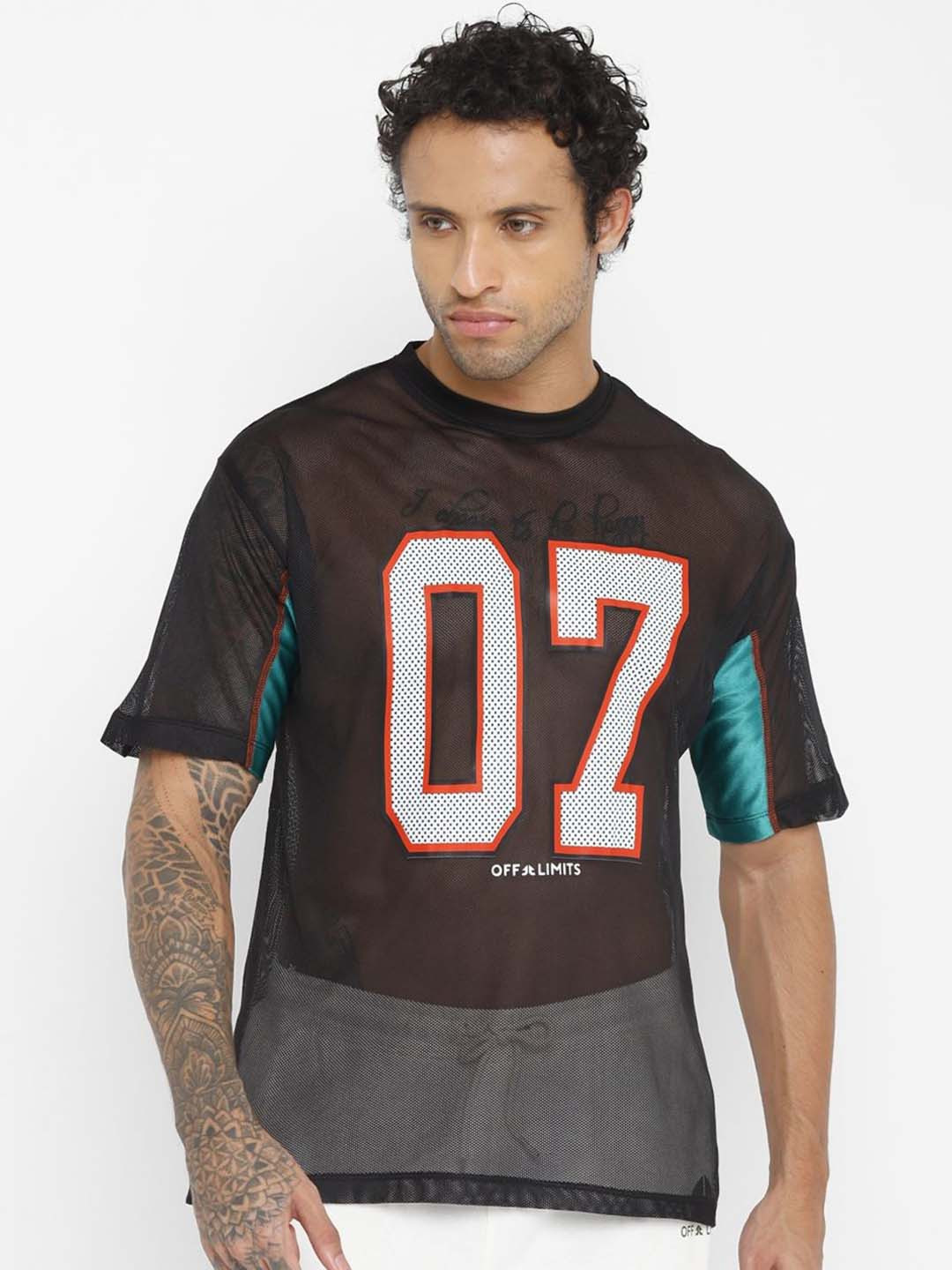 OFF LIMITS Men Printed Applique T-shirt