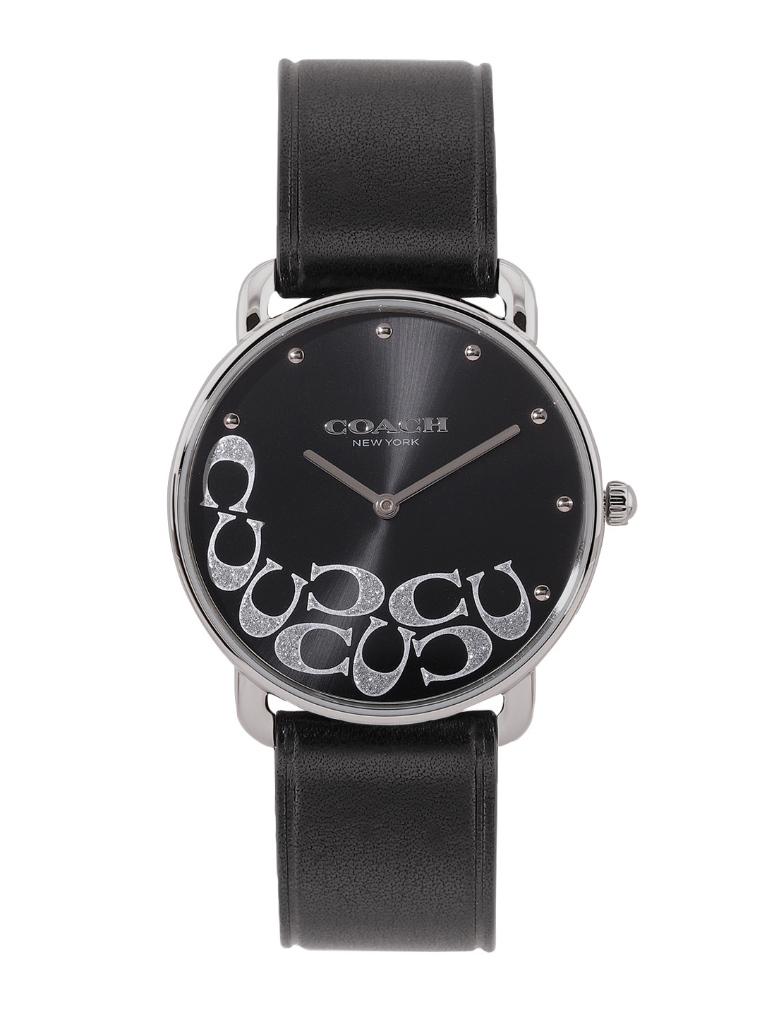 Coach Women Elliot Leather Analogue Watch 14504336