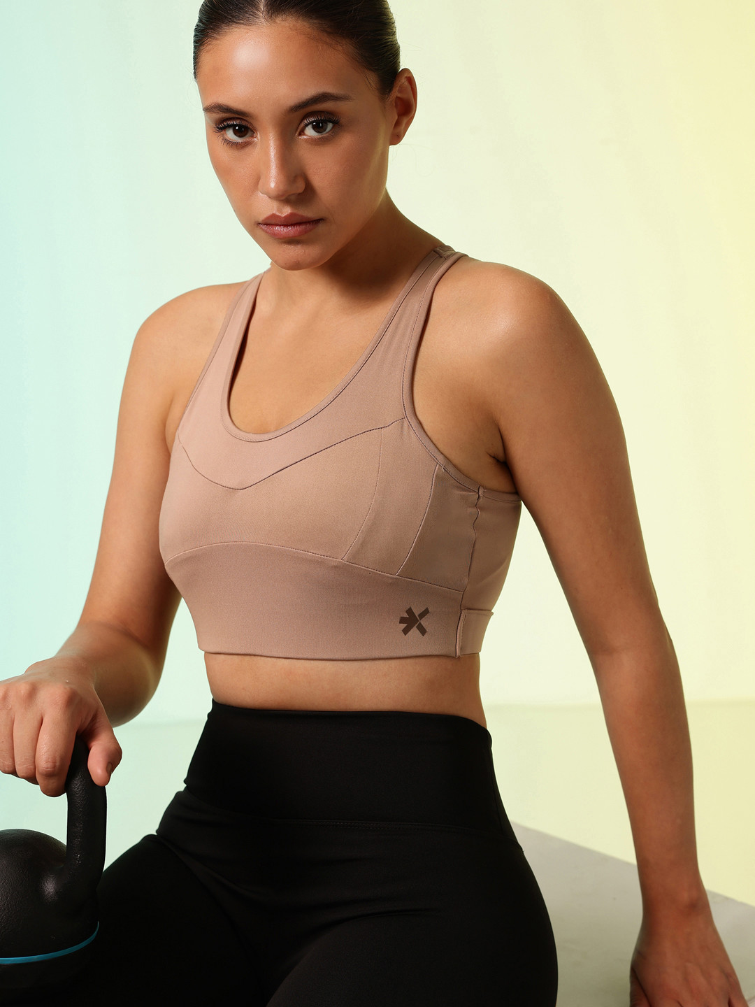 HRX by Hrithik Roshan Active Goddess Rapid-Dry Padded Training Bra HR_SS25_W_BA_KT126_03_A