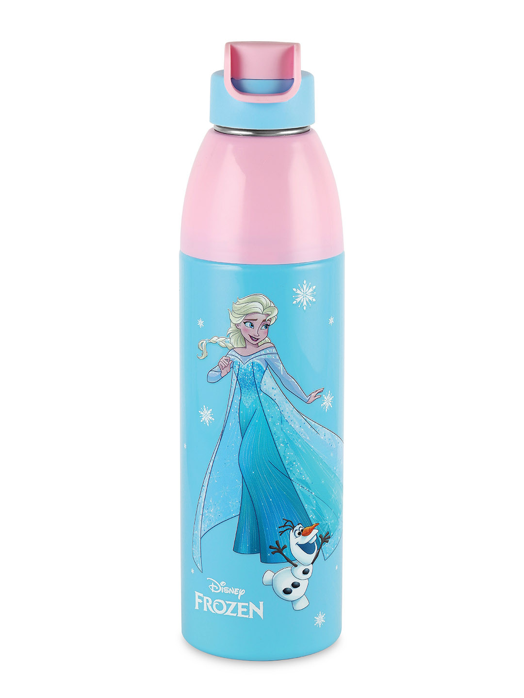 Cello Kidzbee Uranus 900 Blue Frosted Fun Printed Stainless Steel Water Bottle 680 ml