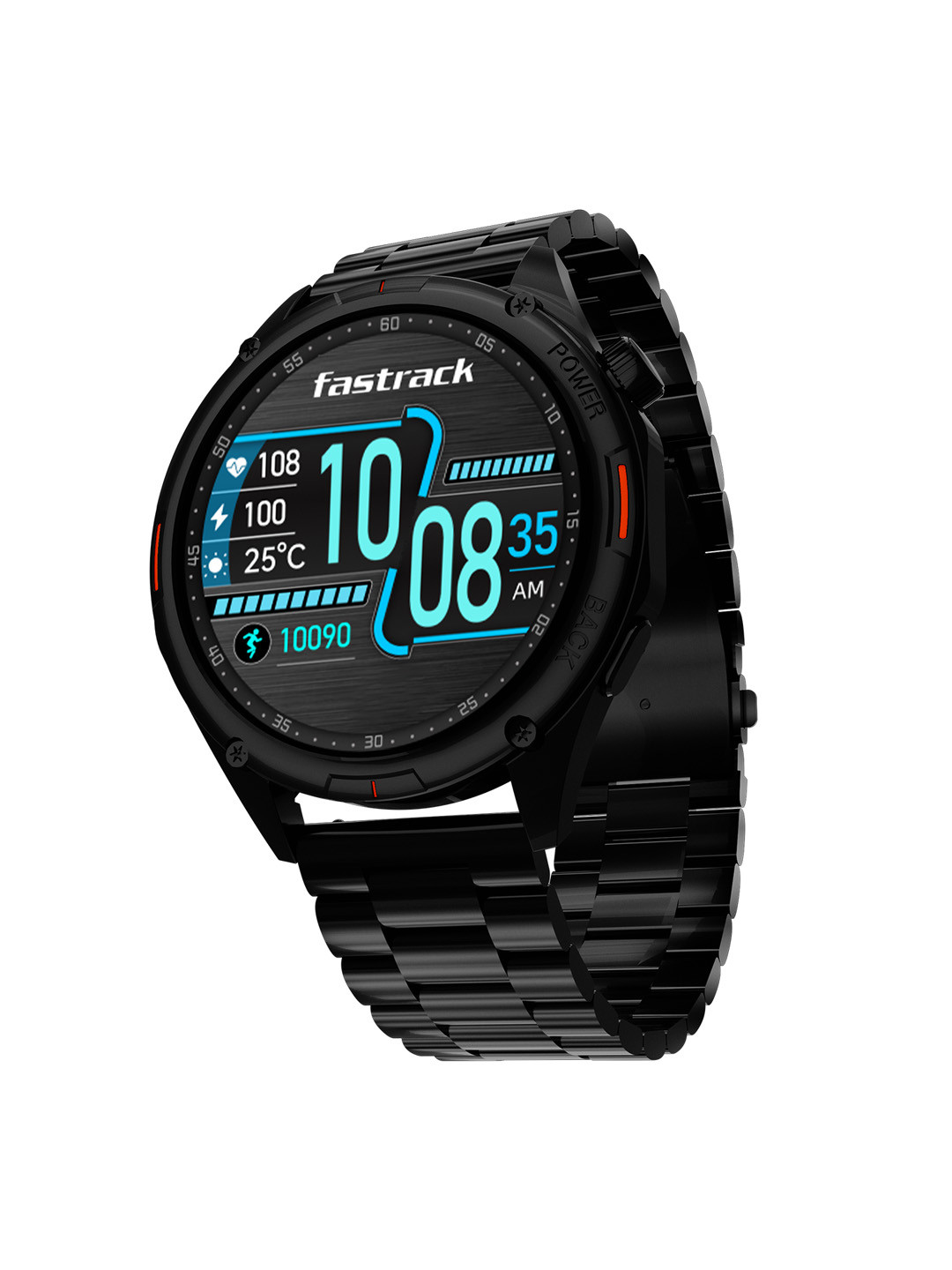 Fastrack Marvellous FX1 1.43 AMOLED Display Working Crown BT Calling IP68Smart Watch