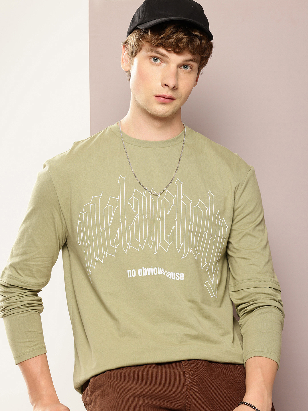 Kook N Keech Typography Doctor Sleeves Oversized T-shirt