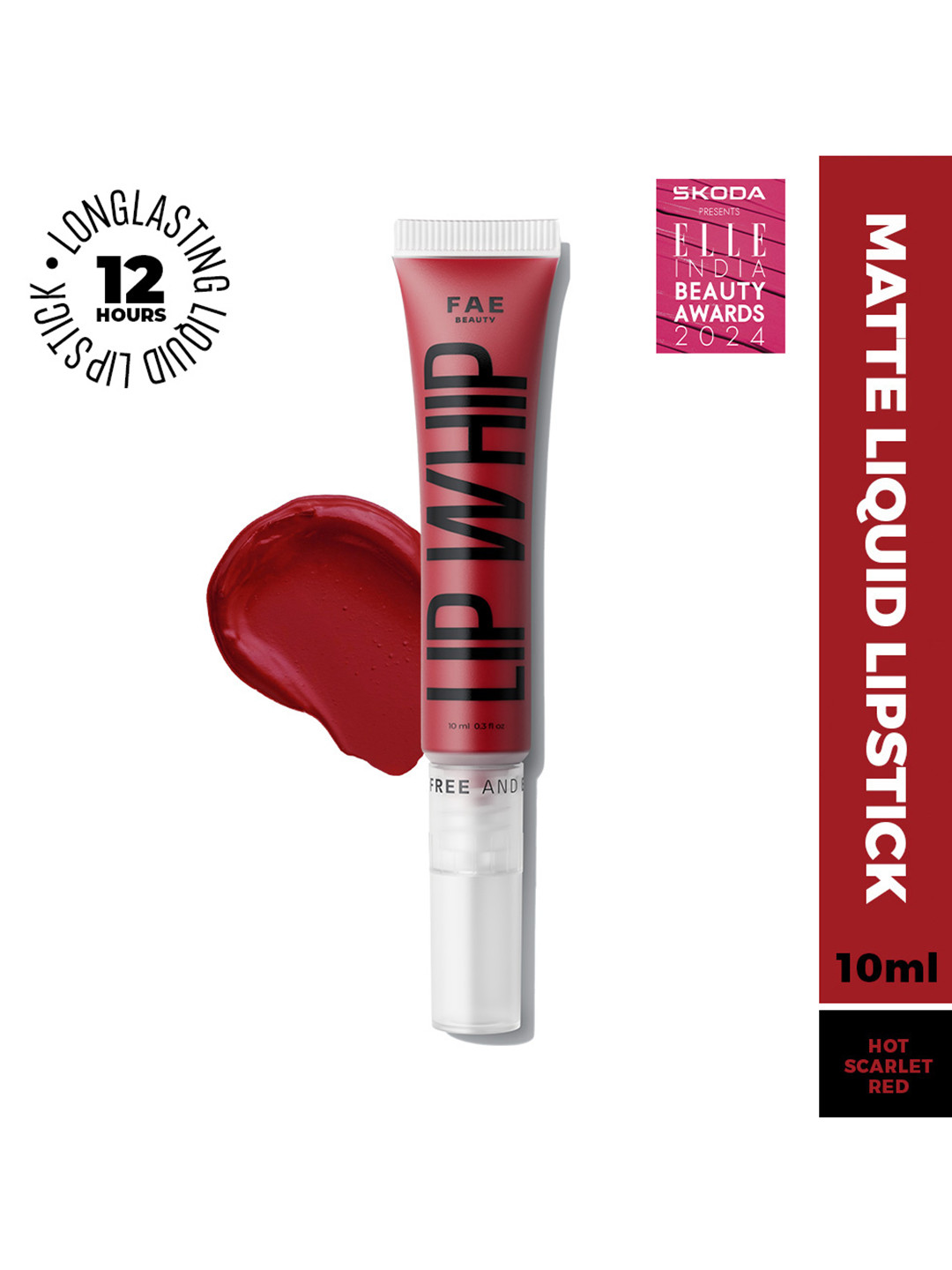 FAE BEAUTY Lip Whip 12H Matte Liquid Lipstick- 10 ml- Tease