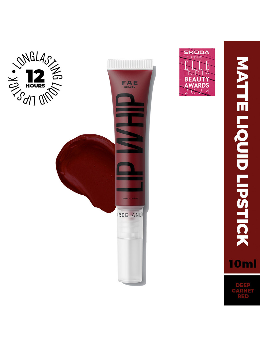 FAE BEAUTY Lip Whip 12H Matte Liquid Lipstick- 10 ml- Revenge
