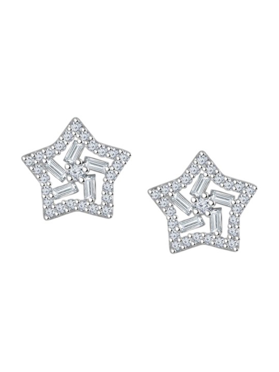 JUPRA Silver Star in the sky 925 Sterling Silver Earrings