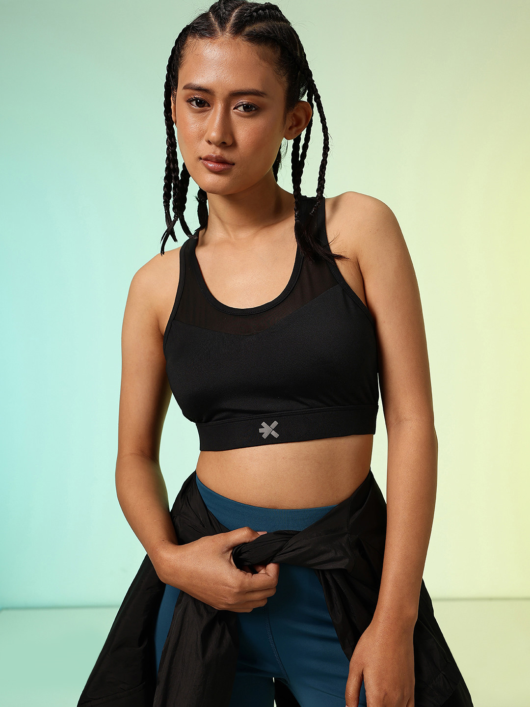 HRX by Hrithik Roshan Lightly Padded Rapid-Dry Running Bra HR_SS25_W_BA_KR006_03_A