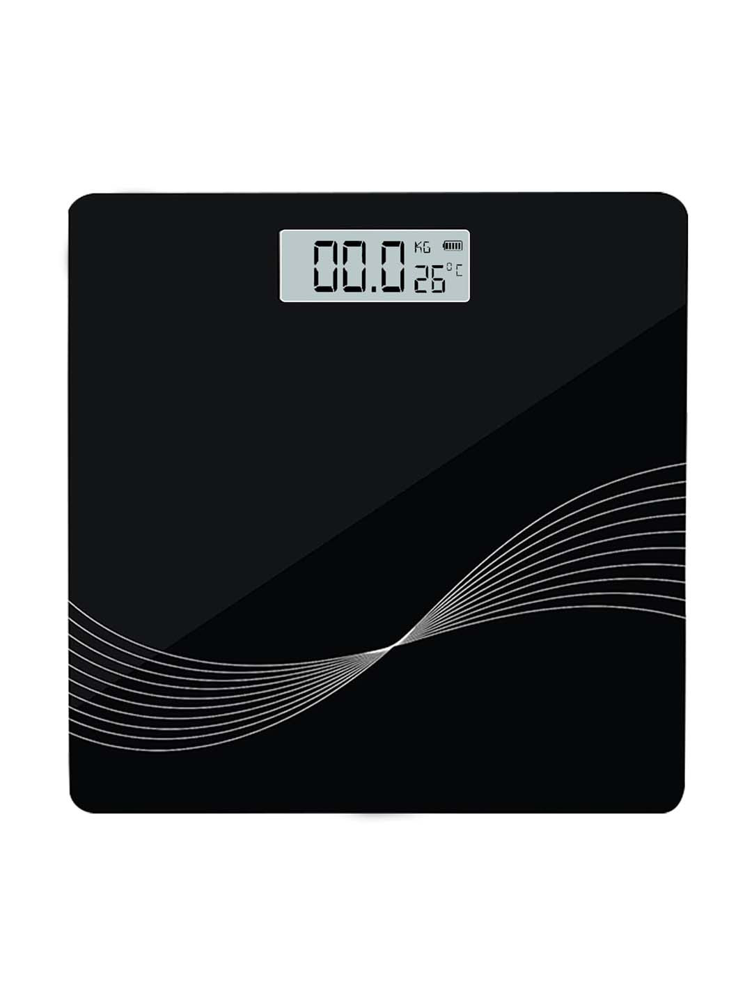 BELENZO Black LCD Display Kitchen Weighing Scale