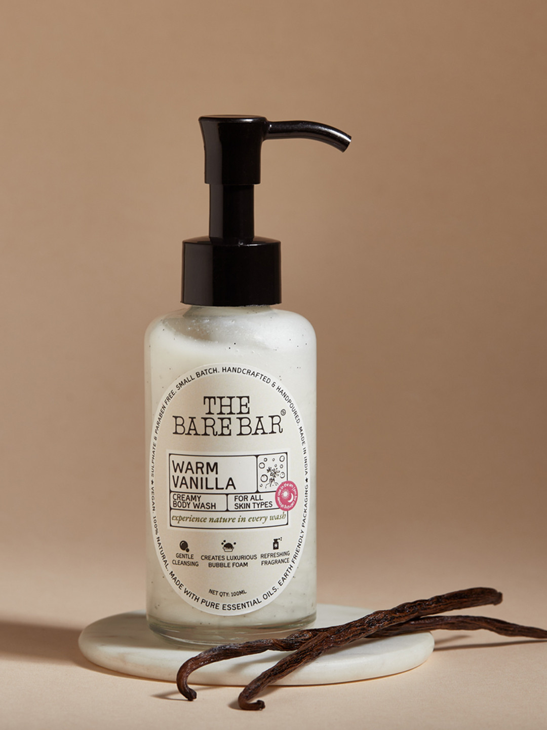 The Bare Bar Warm Vanilla Creamy Cleanser - 100 ml