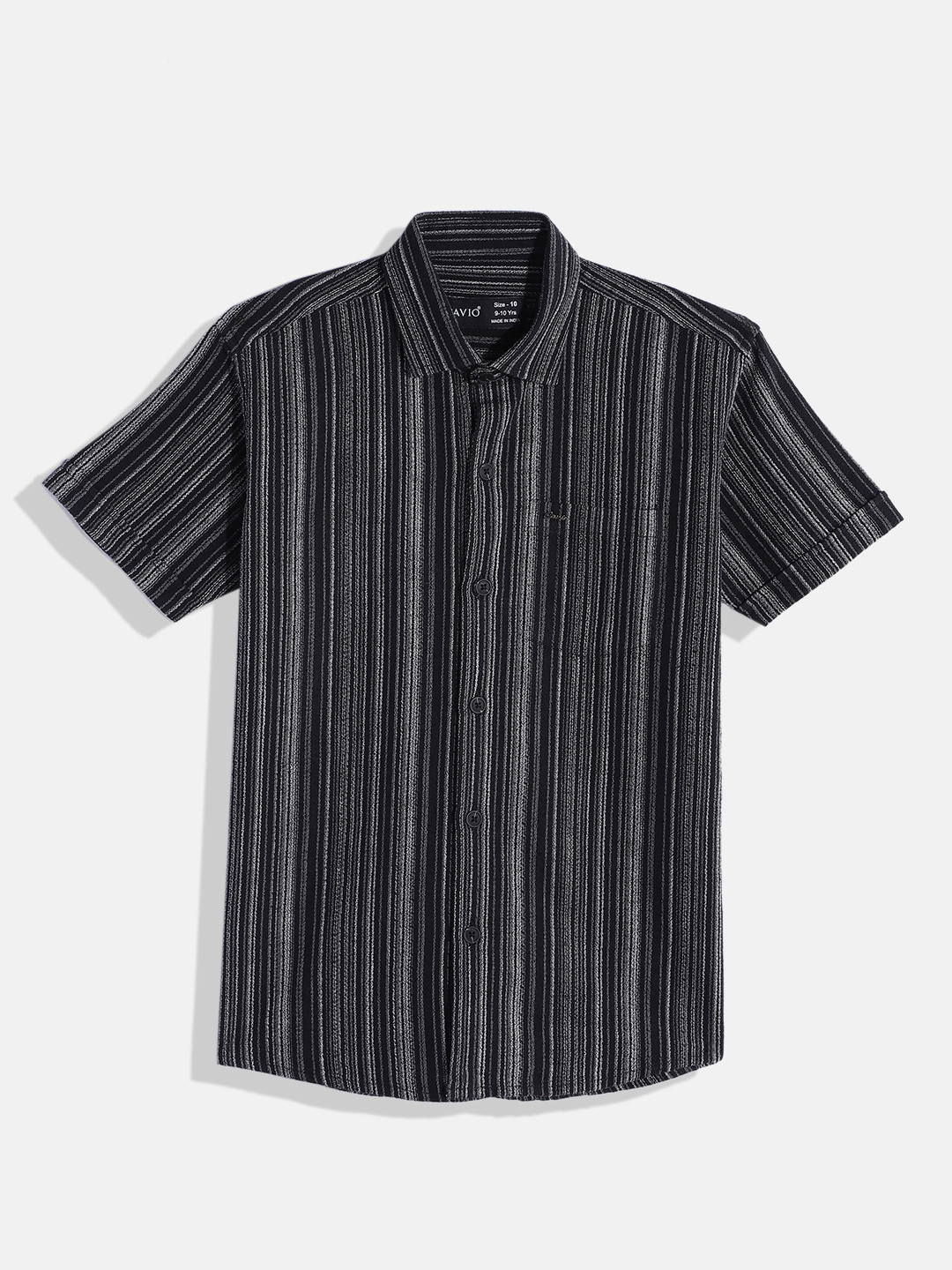 CAVIO Boys Comfort Striped Pure Cotton Casual Shirt