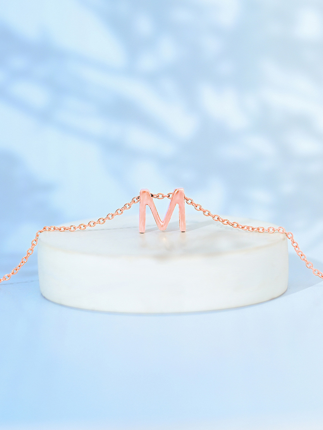 TOUCH925 Pure Silver Majestic M Initial Chain