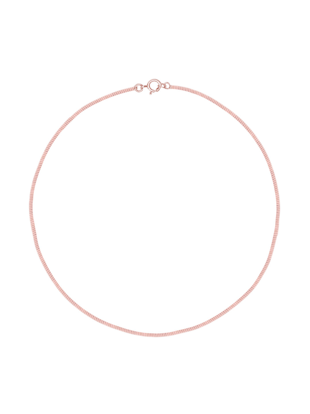 TOUCH925 Pure Silver Rose Gold-Plated Chain