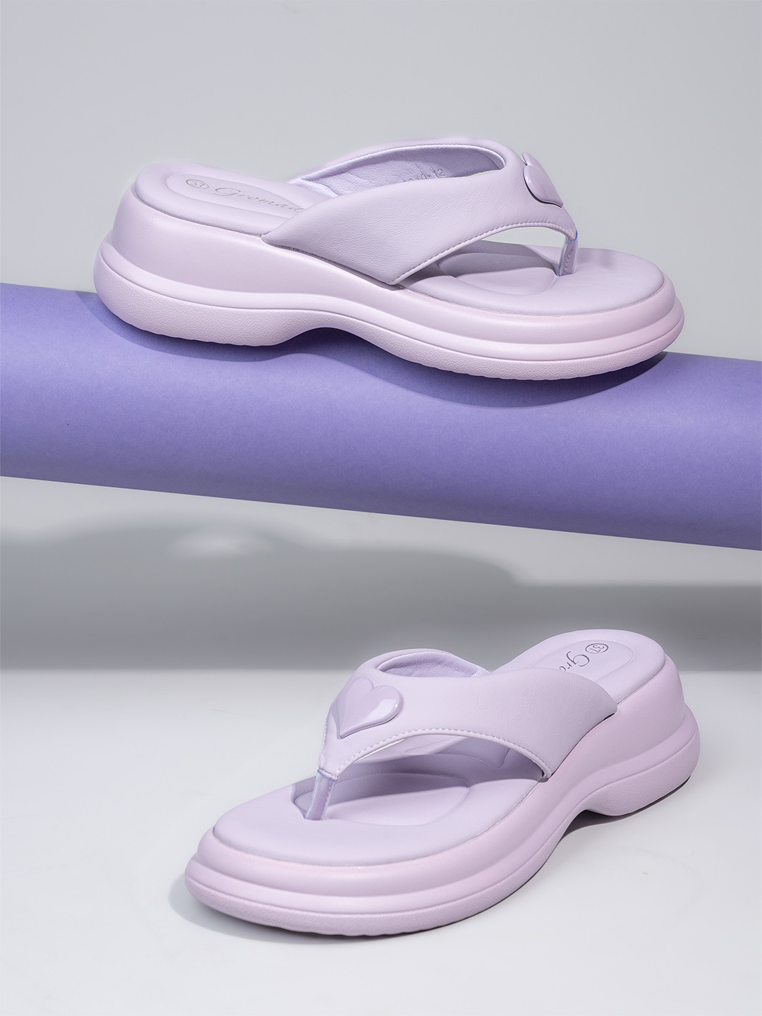 BRISKERS Gromad Cozy Corner Open Toe Platform Heels