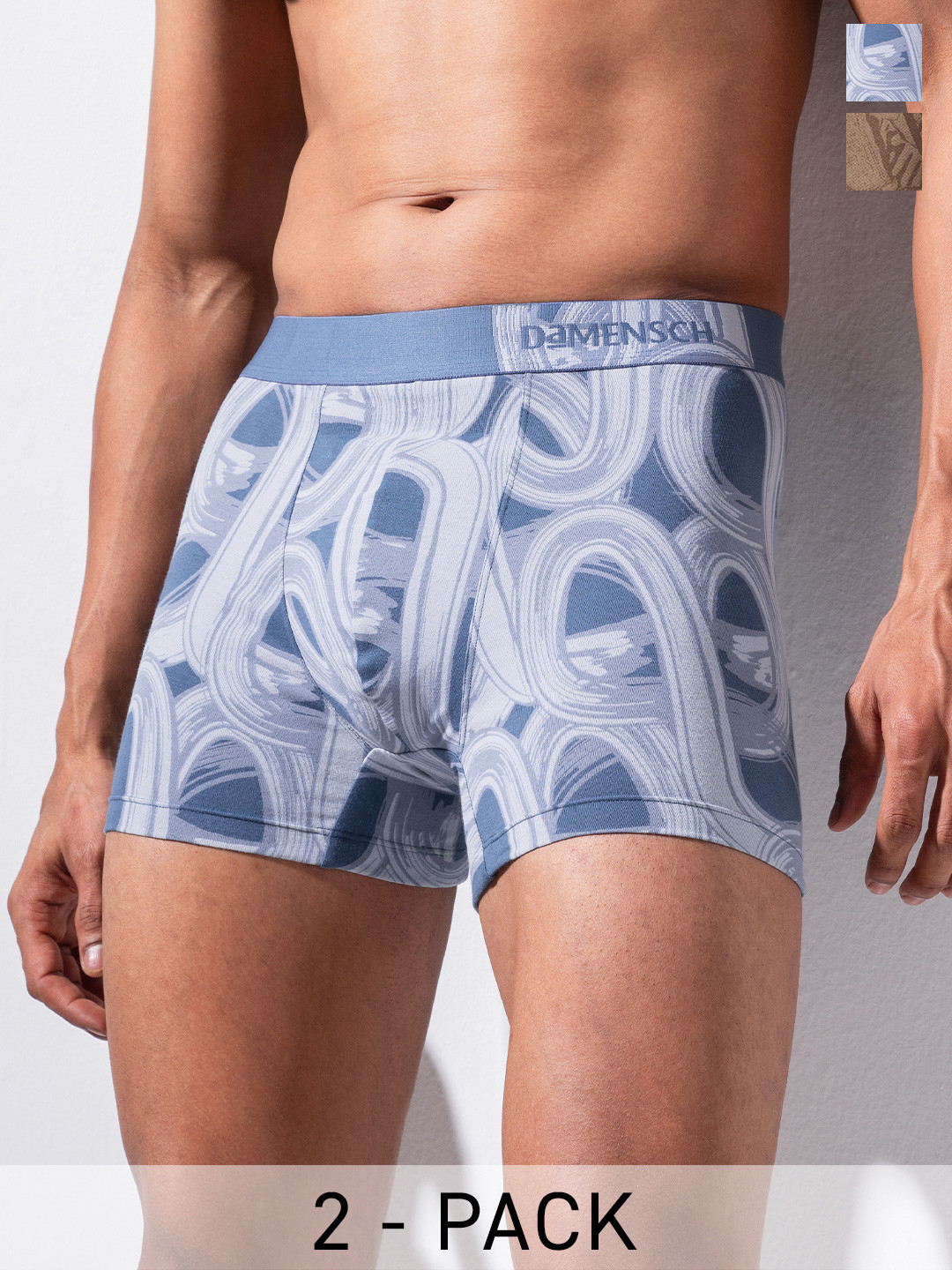 DAMENSCH  Pack of 2 Men Premium Cotton Printed New Avatar Trunk