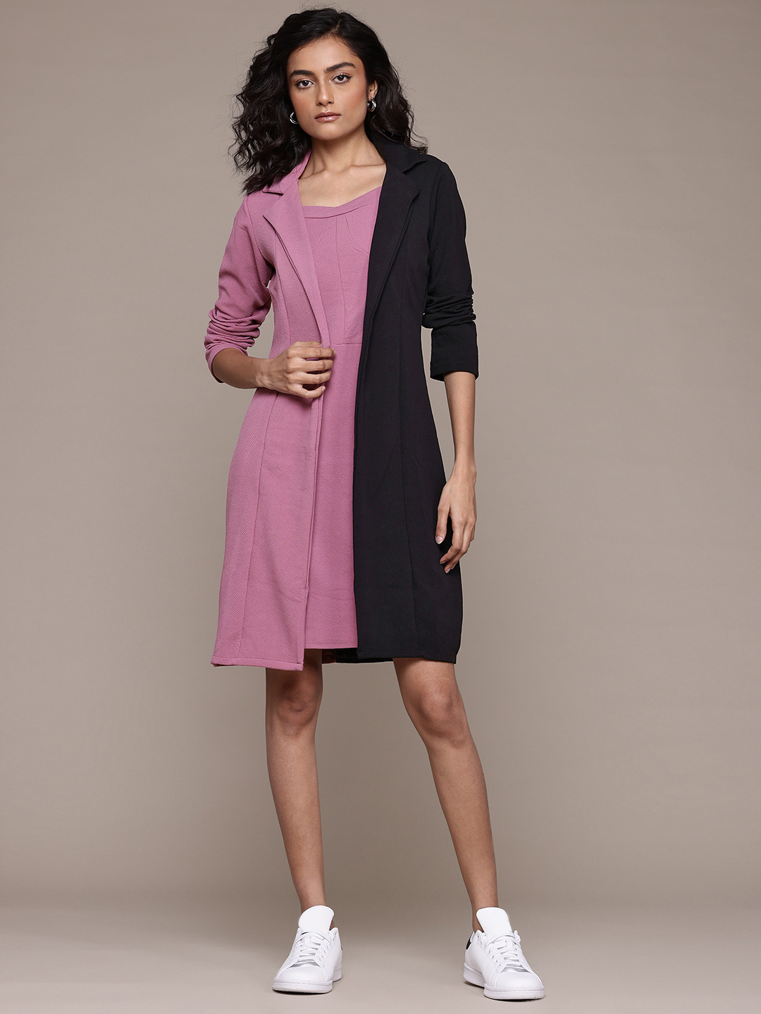 Roadster Women Bodycon Dress with Coat