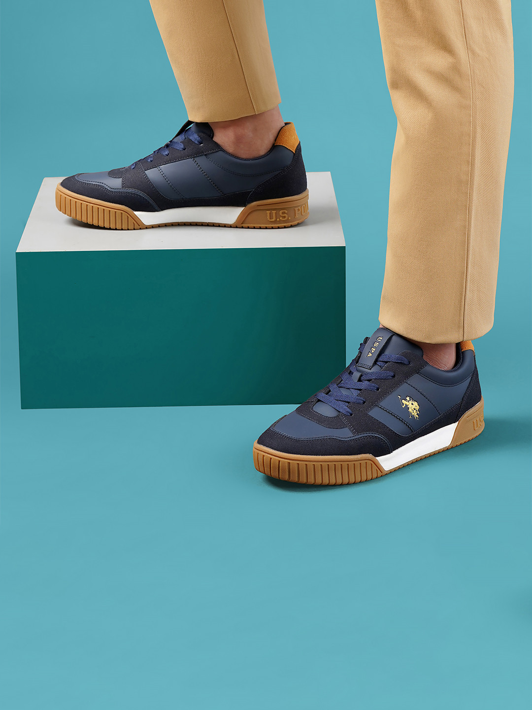 U.S. Polo Assn. Men PU Sneakers