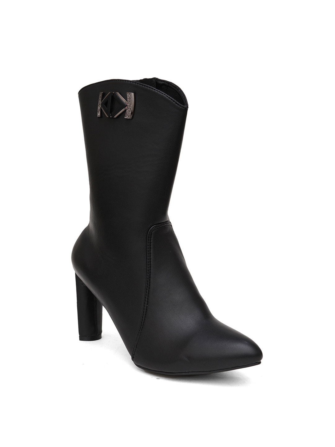 Sherrif Shoes Women Block Heeled Winter Boots