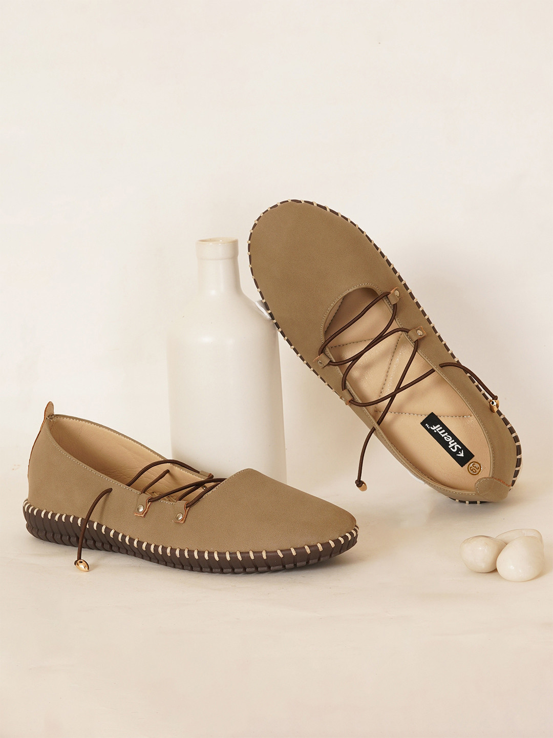 Sherrif Shoes Women Lace-Ups Ballerinas