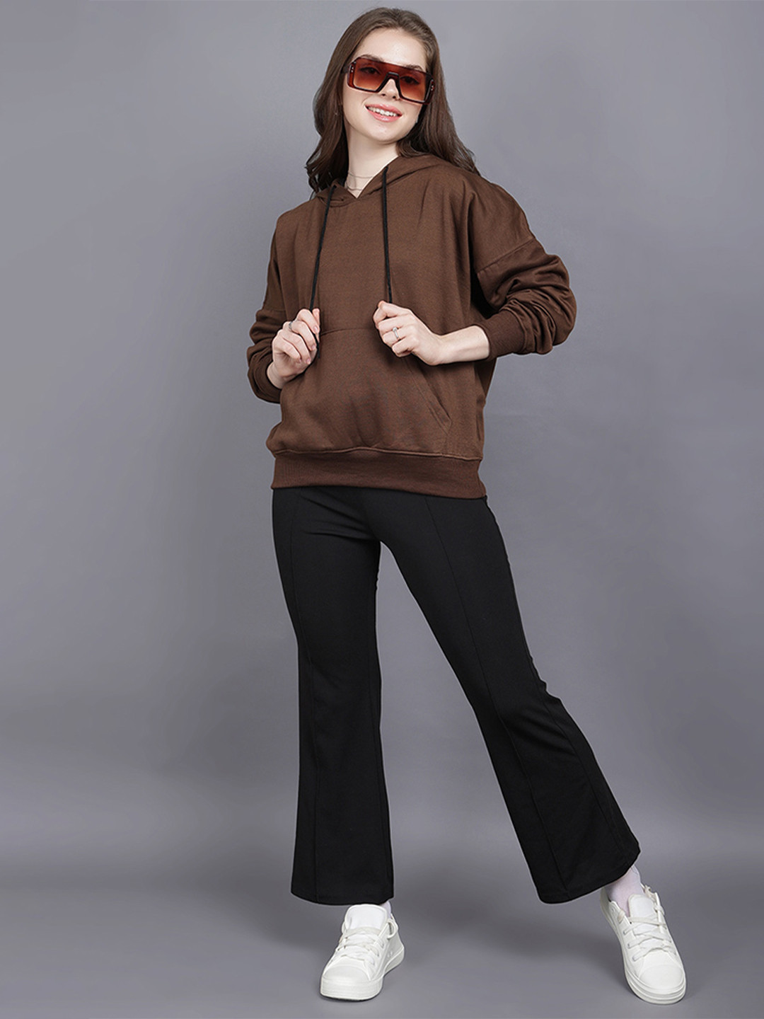 Wear Your Opinion Women Hooded Long Sleeves Sweatshirt
