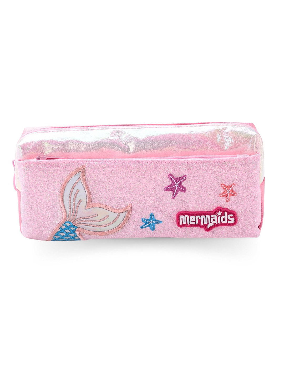 Tinker Squad Cute Playful Mermaid Spacious Pink Pencil Stationery Case