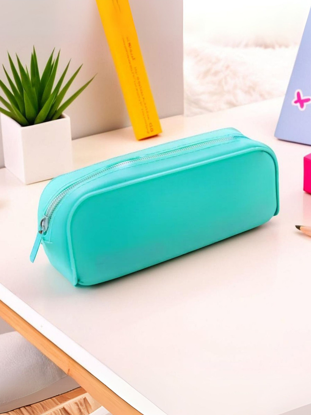 Tinker Squad Green Multipurpose Organizer Silicone Pencil Case Stationery