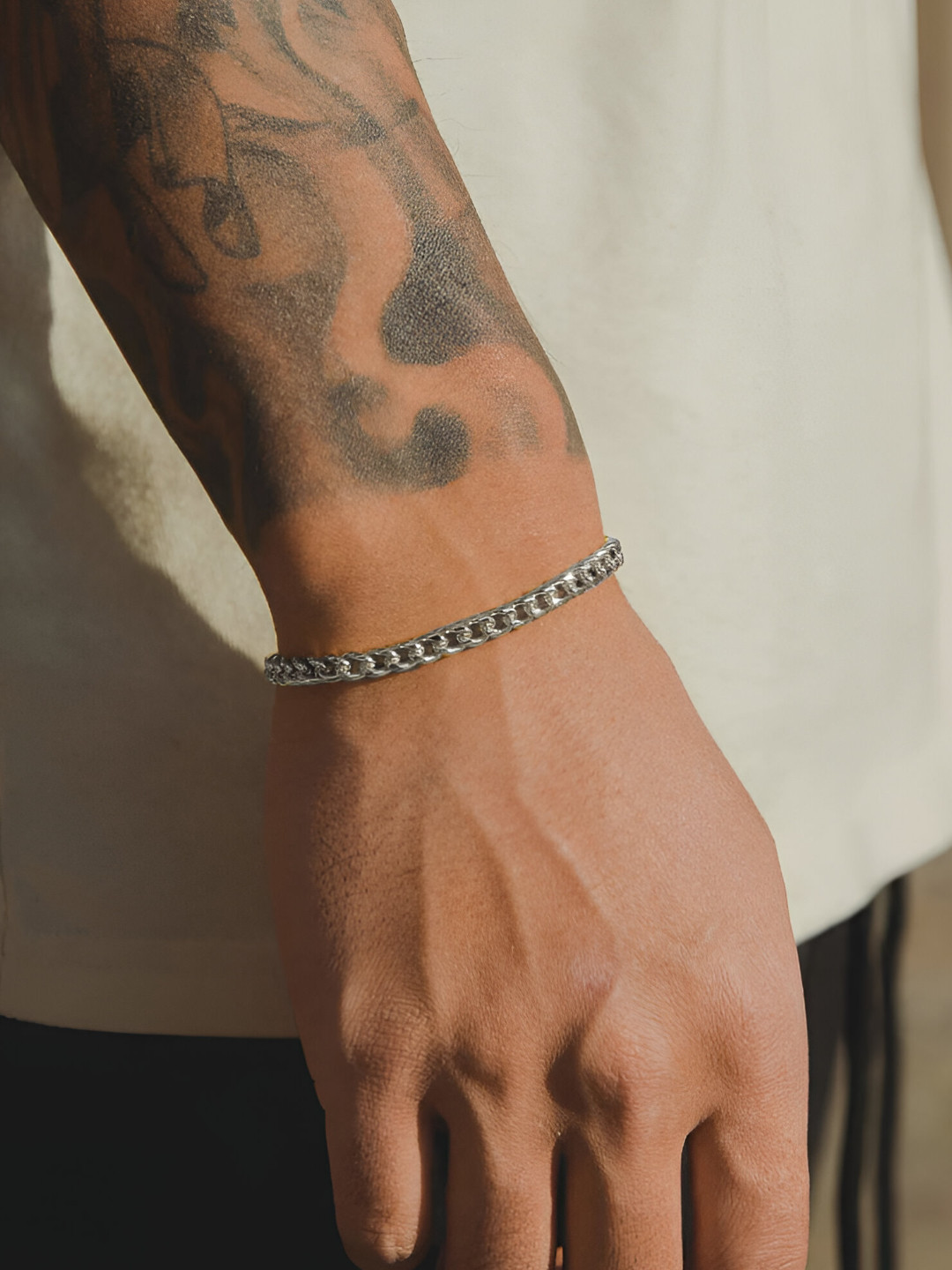 SUFFIRE Men Stainless Steel Bracelet