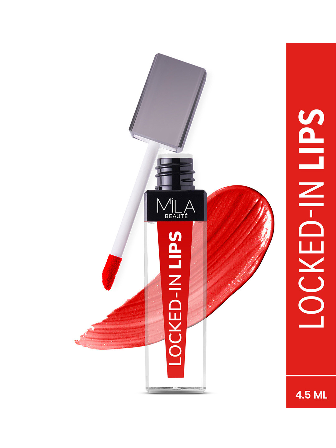 MILA BEAUTE Locked In Lips Transfer Proof Liquid Lipstick - 4.5 ml - Flaming Chips