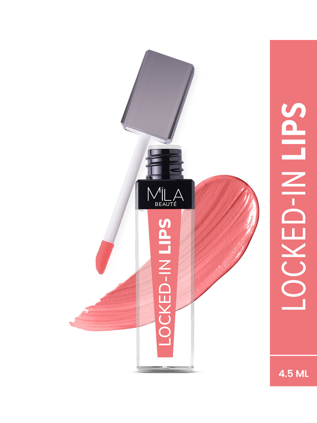 MILA BEAUTE Locked In Lips Transfer Proof Liquid Lipstick- 4.5 ml- Sweet Candy 07