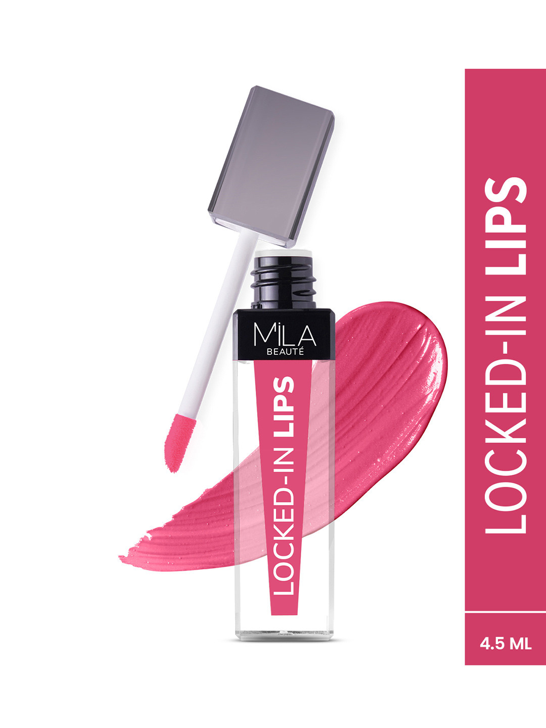 MILA BEAUTE Locked In Lips Transfer Proof Liquid Lipstick - 4.5 ml - Rose Soda
