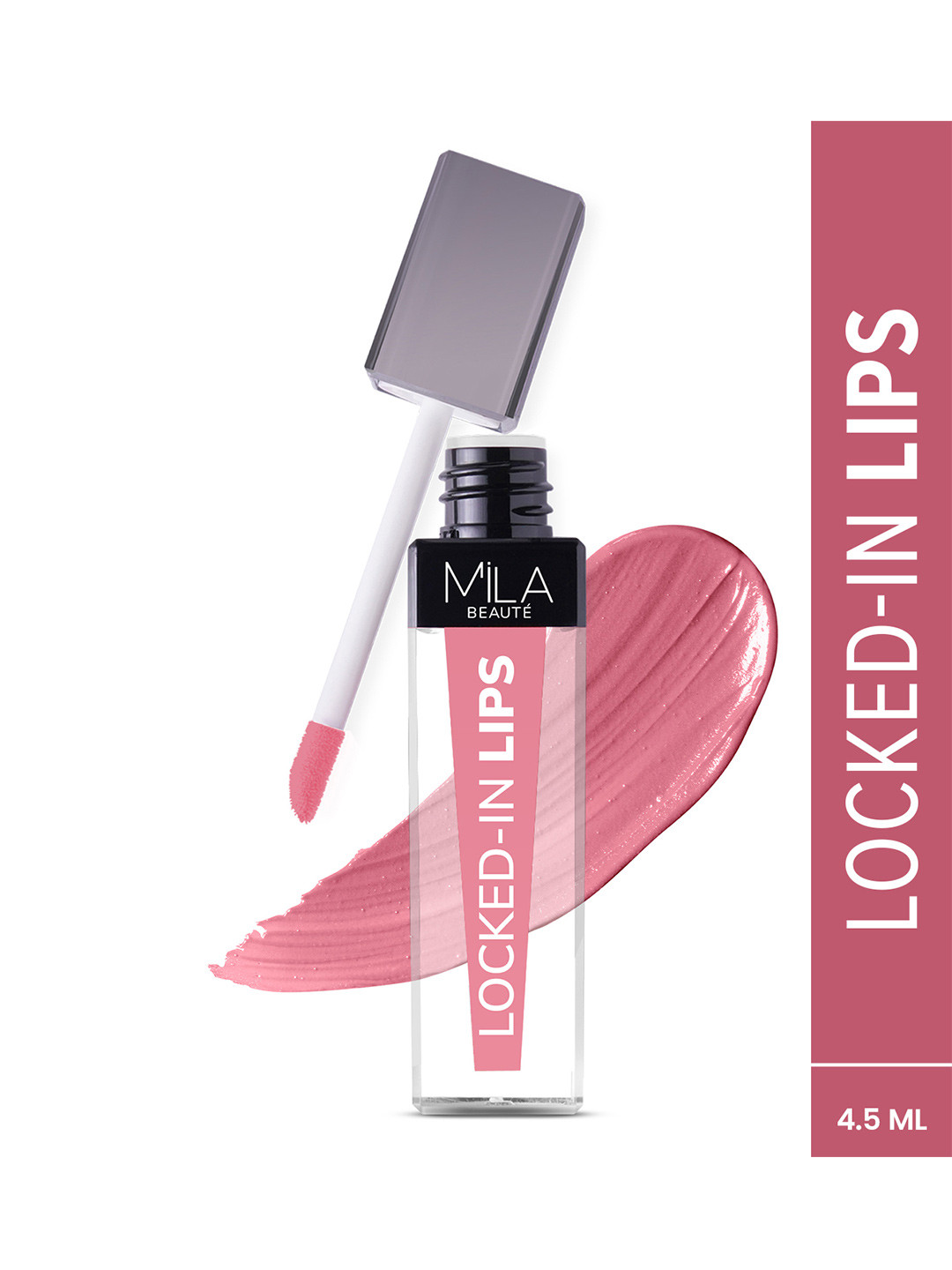 MILA BEAUTE Locked In Lips Transfer Proof Liquid Lipstick - 4.5 ml - Cotton Candy