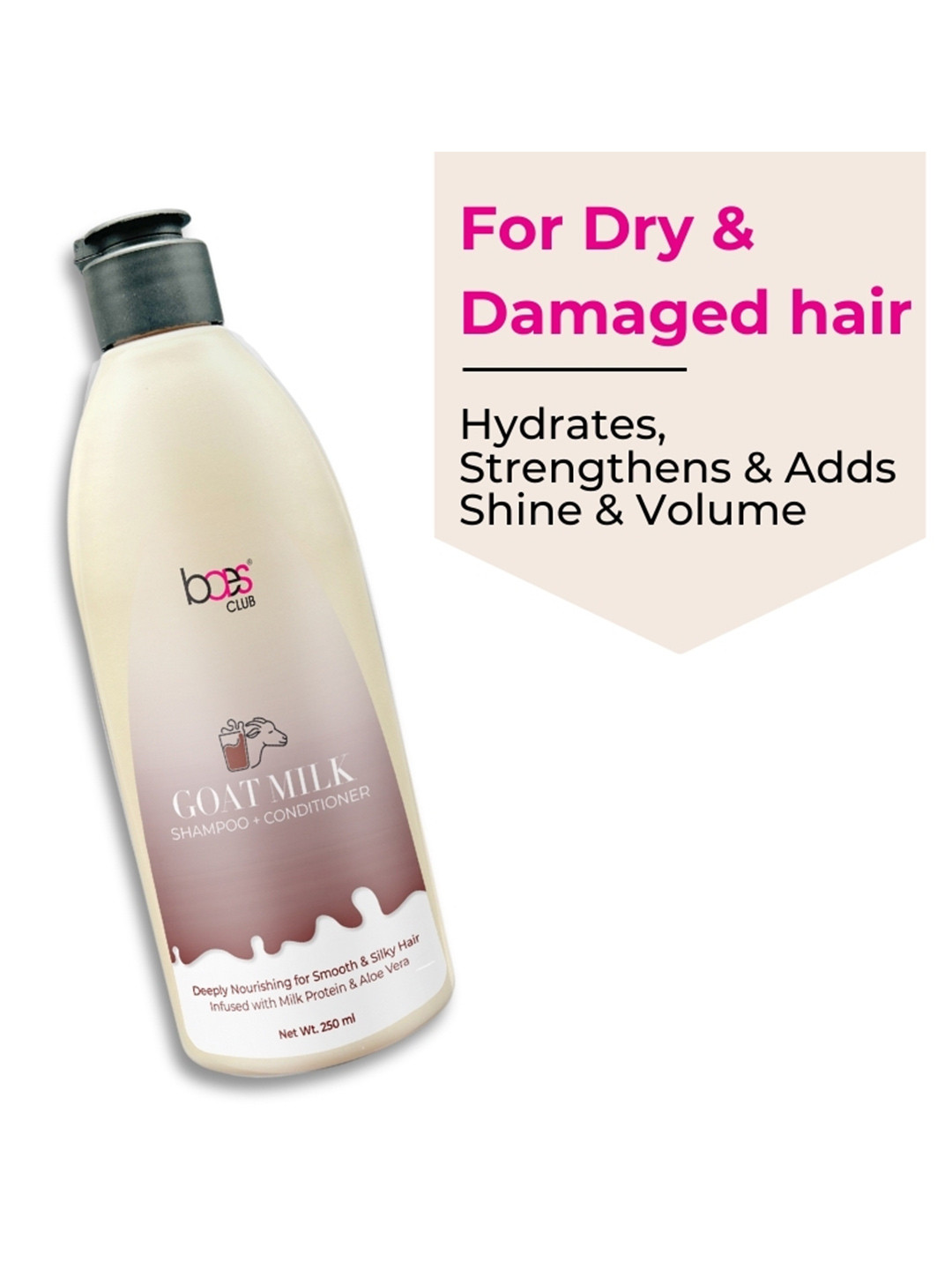 Baes Club Goat Milk Shampoo + Conditioner - 250ml