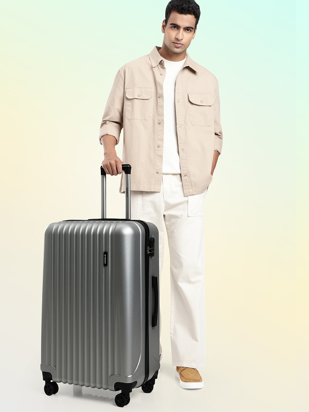 WROGN Unisex Hard Shell Large Trolley Suitcase 80.2L