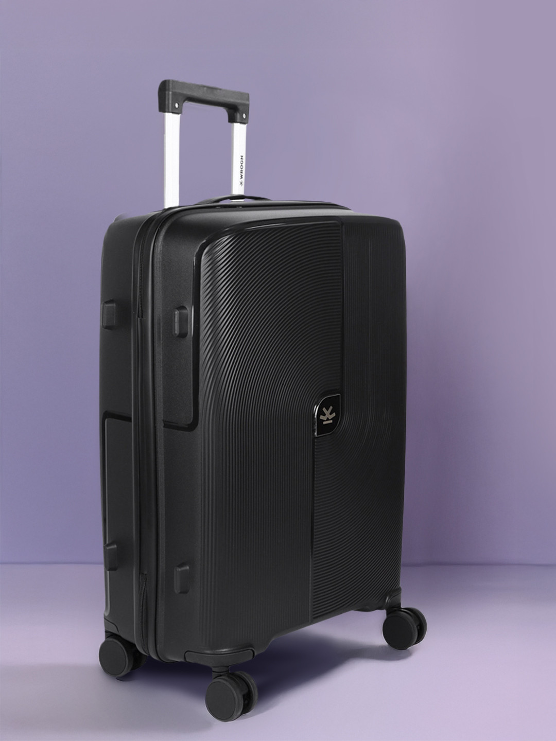 WROGN Unisex Hard Shell Medium Trolley Suitcase 42L