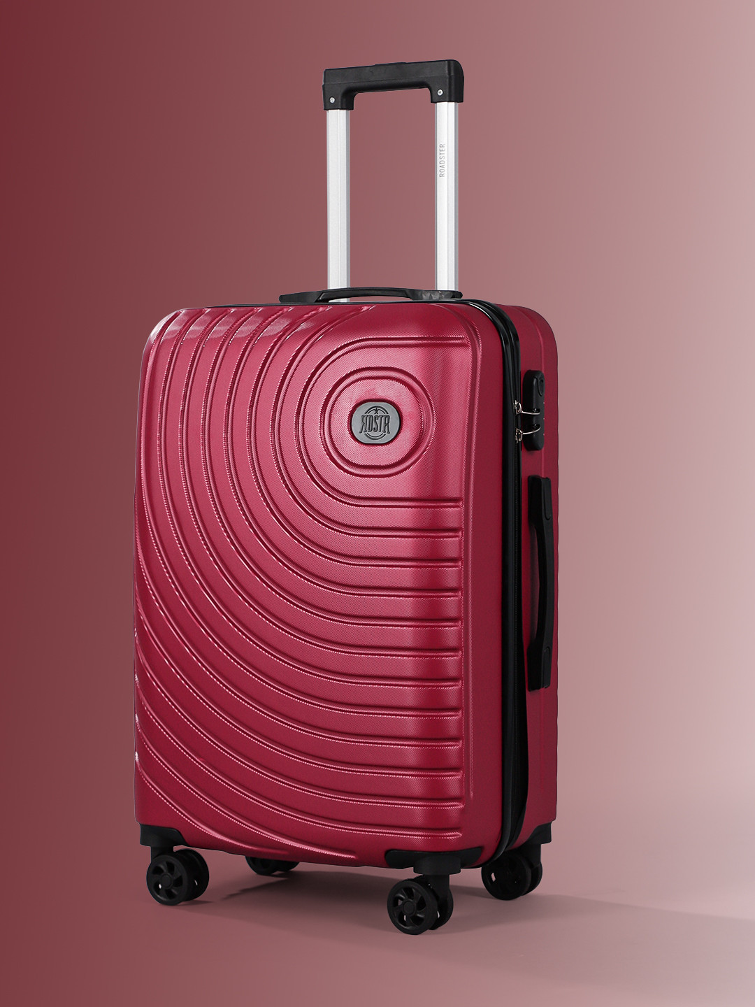 Roadster HRD Textured Medium Suitcase Trolley Bag- 55.7 L