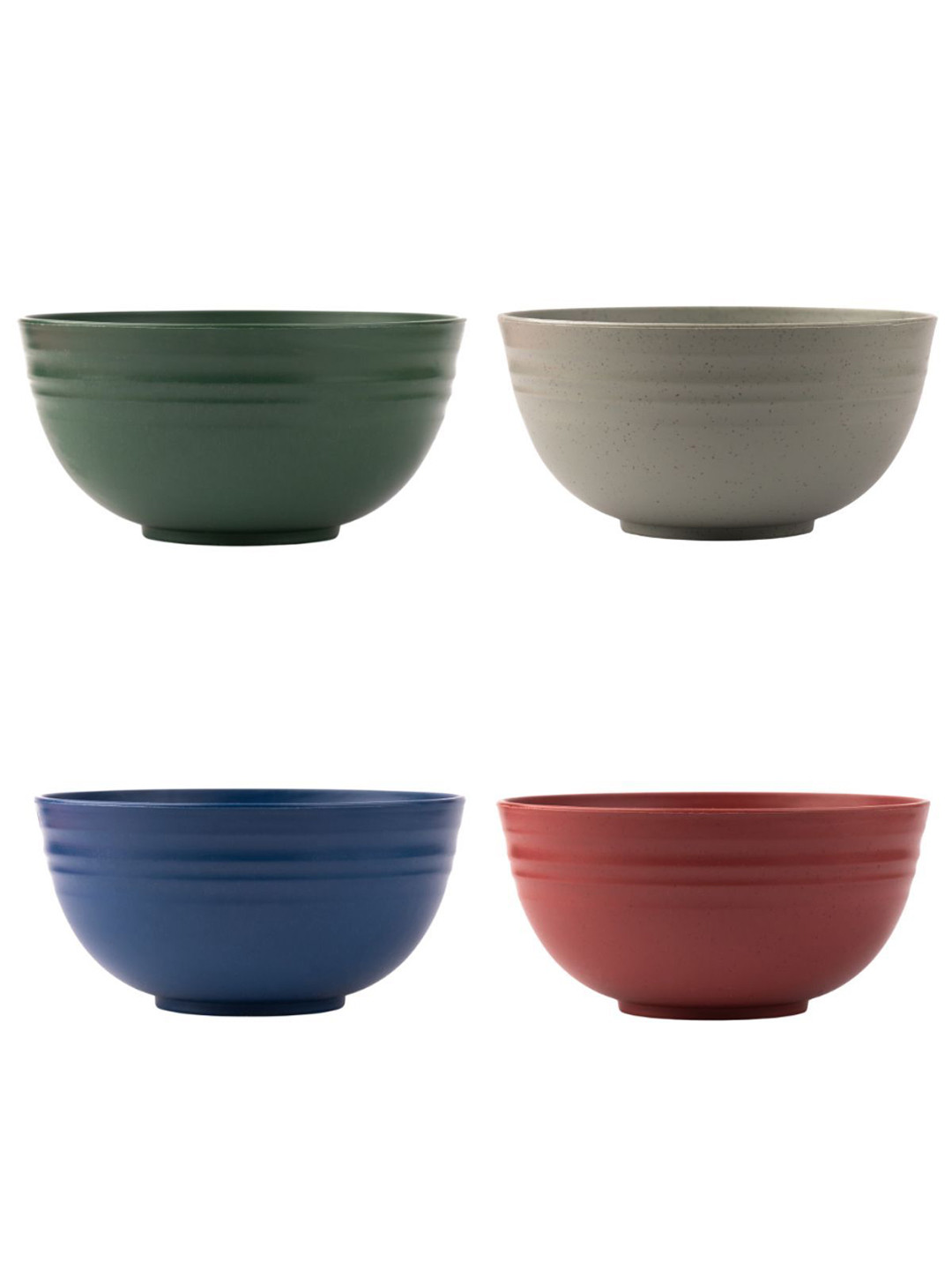IRIDA NATURALS Blue 2024 4 Pieces Dishwasher and Microwave Safe Serving Bowl