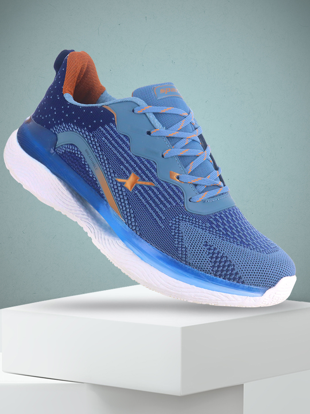 Sparx Men Mesh Lace-Up Sport Shoes