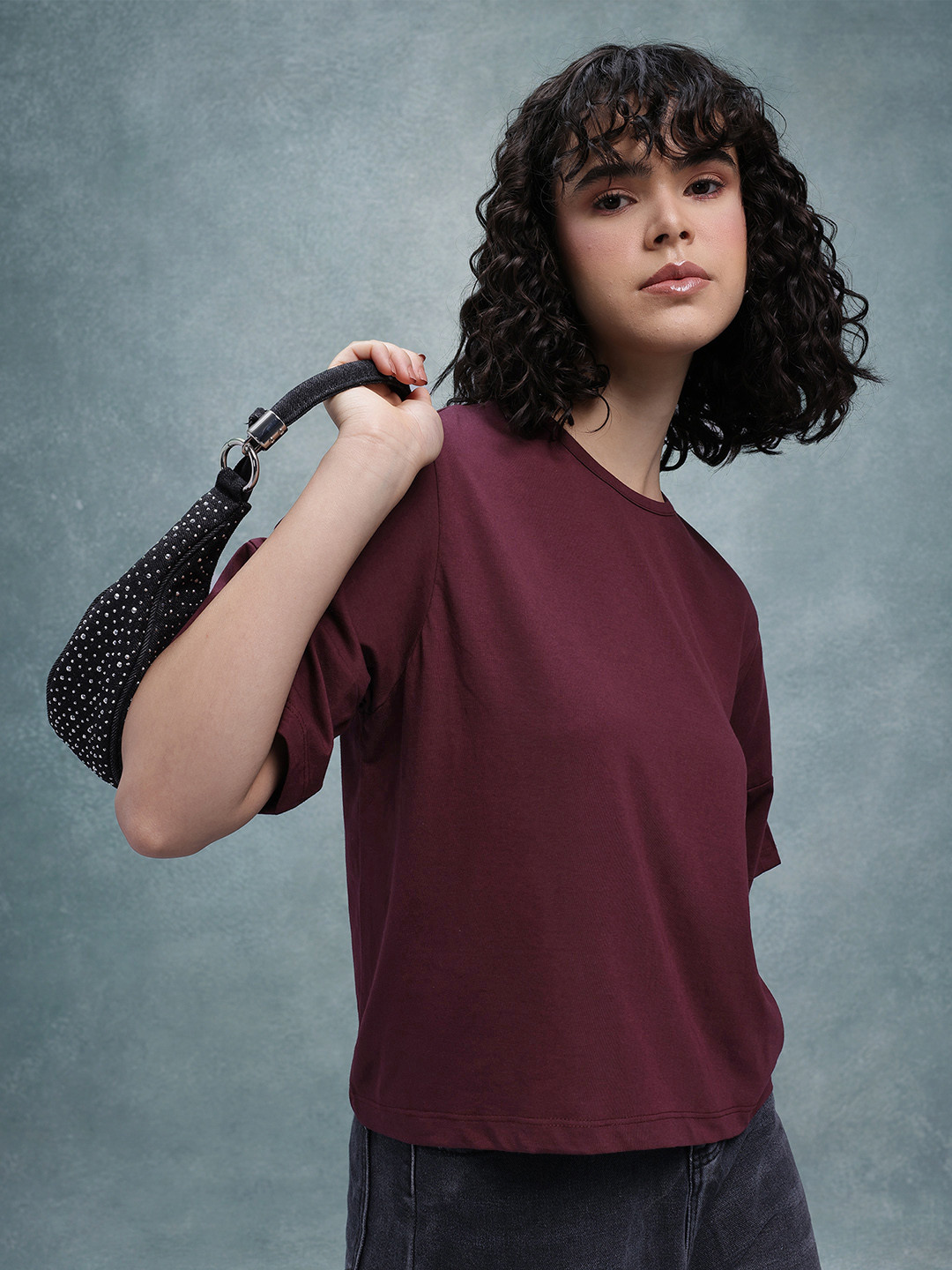The Roadster Life Co. Slit Sleeves Regular Top