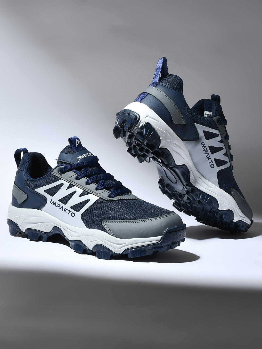 IMPAKTO EdgeRunner Rooted Big Toe Box Men Lace-Ups Training Sports Shoes