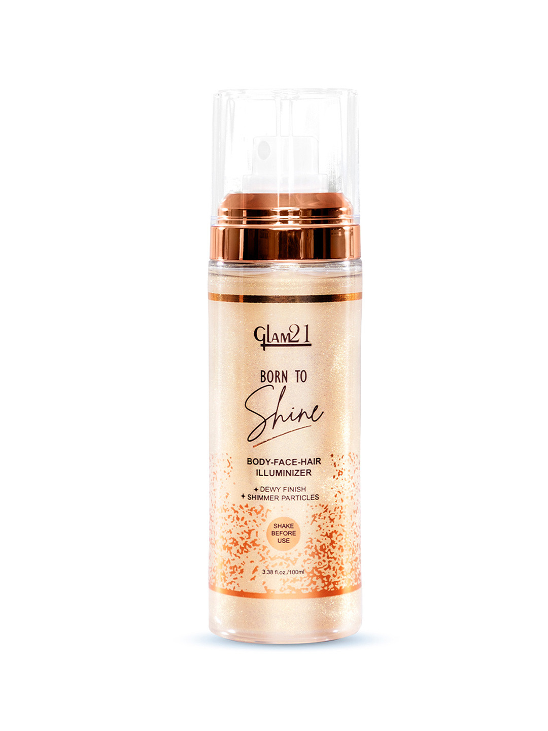 GLAM21 Born To Shine Shimmer Illuminizer - 100 ml - Golden 02