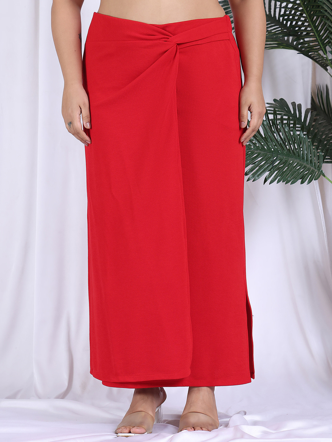 NEUDIS Straight Knit Midi Skirt