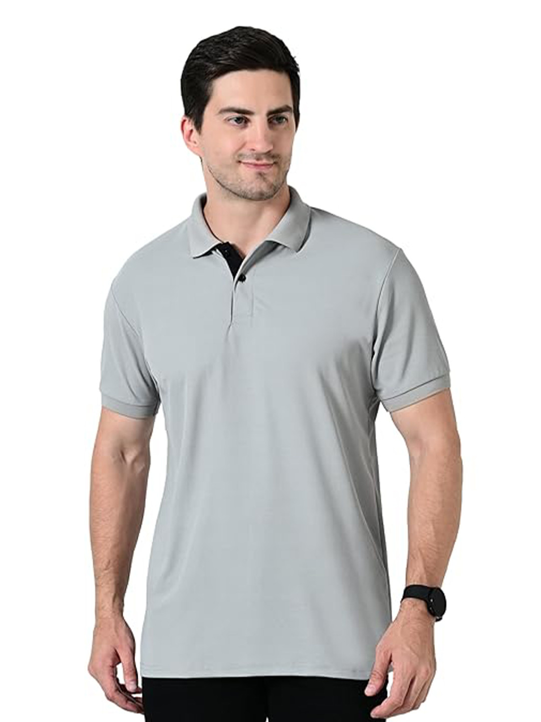 OWL MINK Short Sleeves Polo Collar T-shirt