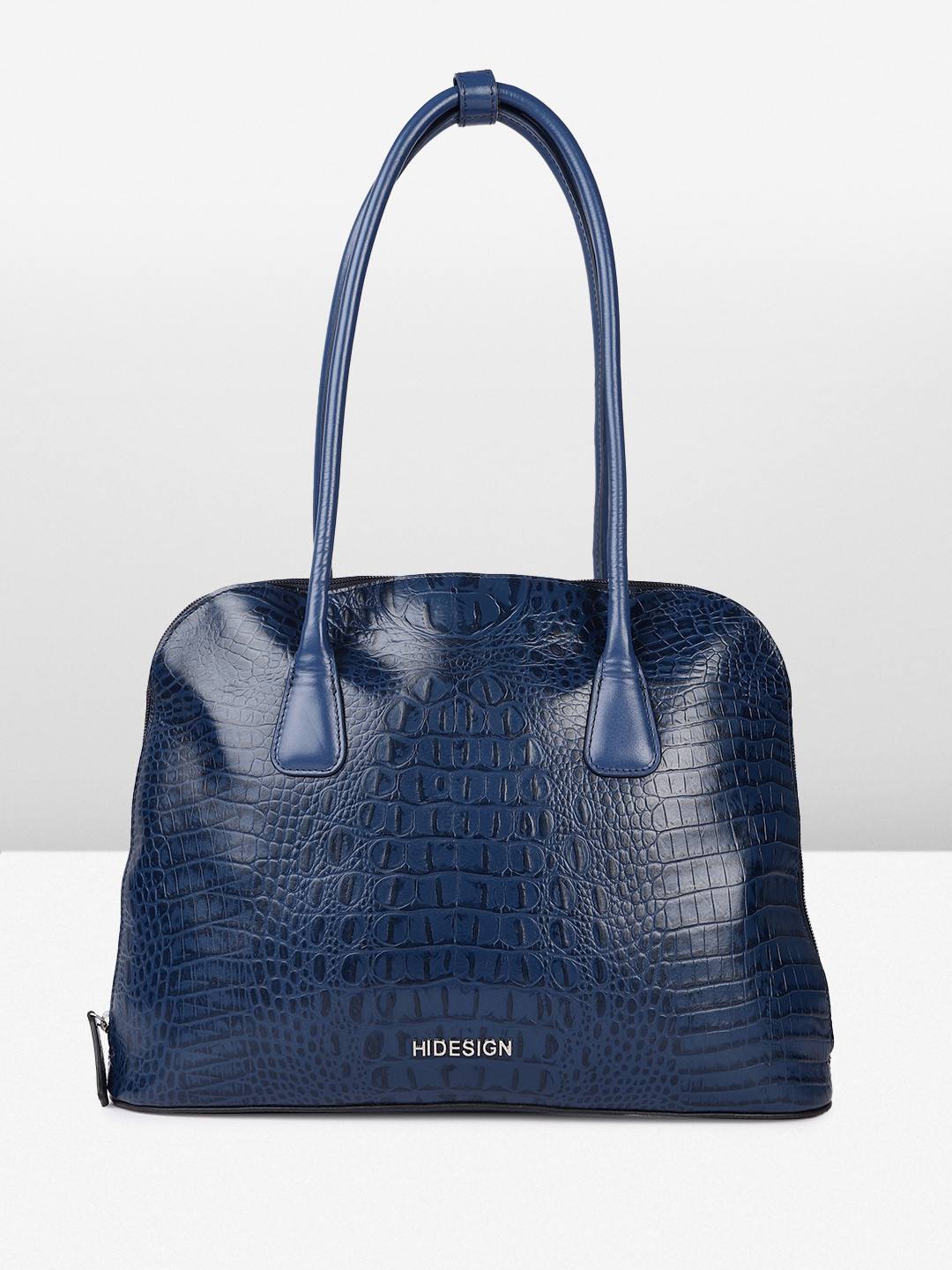 Hidesign COPACABANA 02 BABY CROCO Animal Textured Structured Shoulder Bag